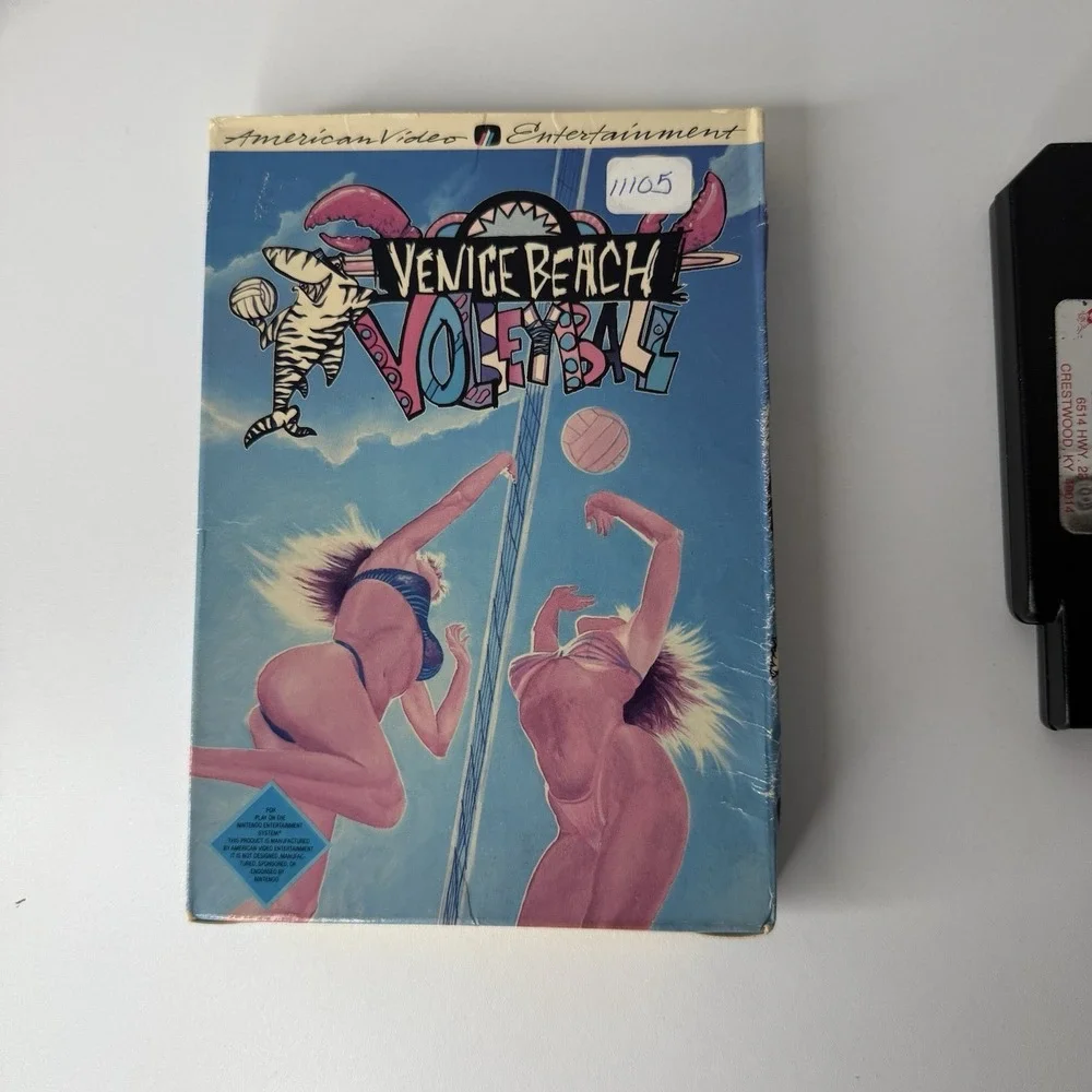 Nintendo NES Game Venice Beach Volleyball - Game and Box Only - No Manual